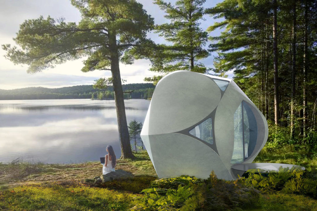 Would you live inside this 3D-printed house?