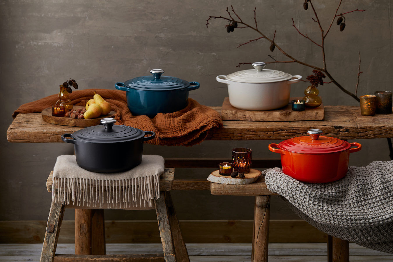 3 dining gurus show us how to cook up a storm with Le Creuset