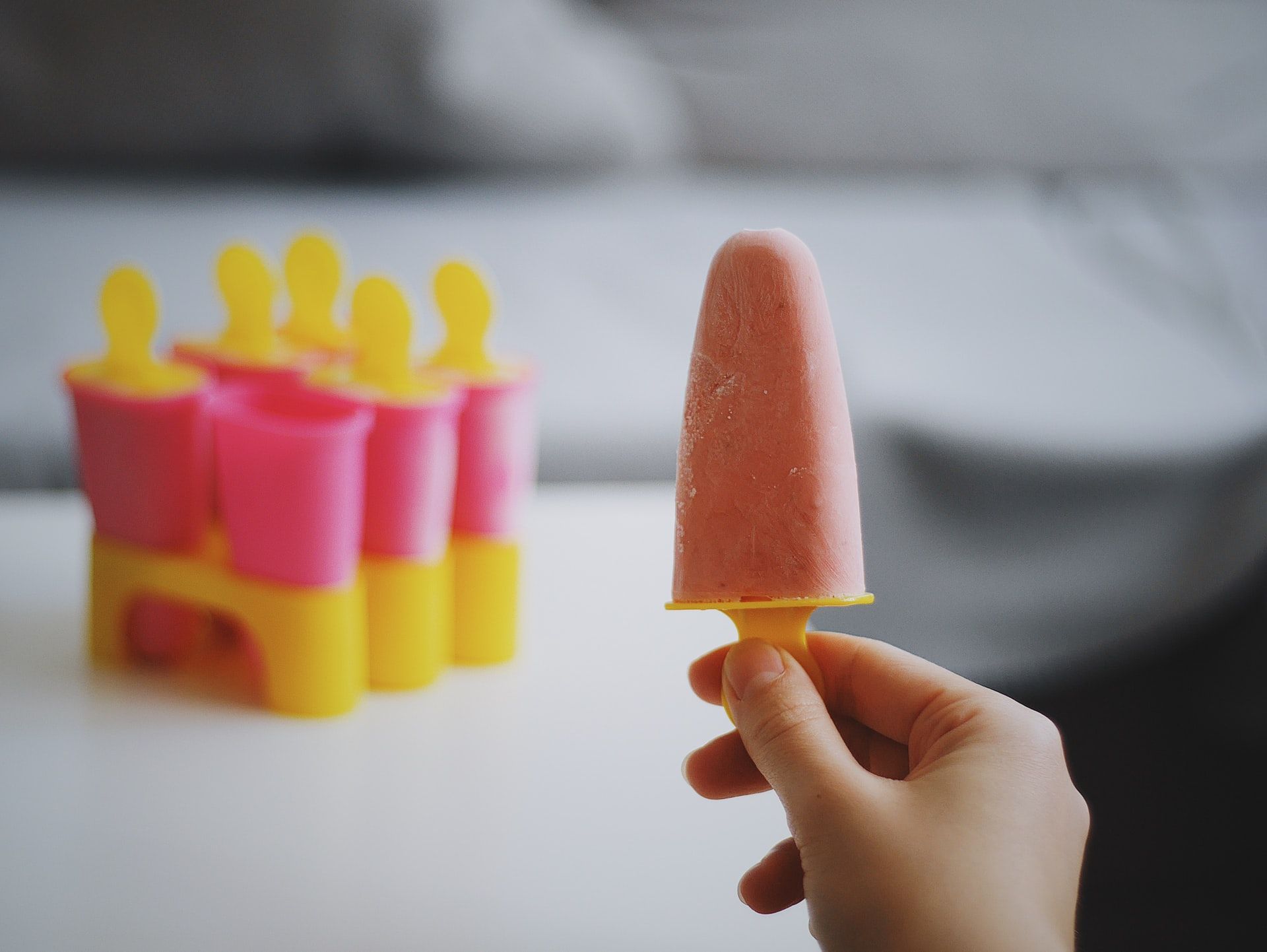 Strawberry popsicle
