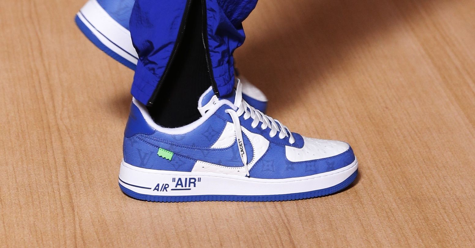 Louis Vuitton x Nike Air Force 1 by Virgil Abloh Sneakers Details   Footwear News