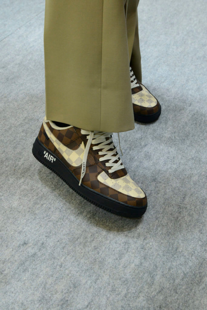 Virgil Abloh remixes the Air Force 1 sneakers for Nike x Louis Vuitton