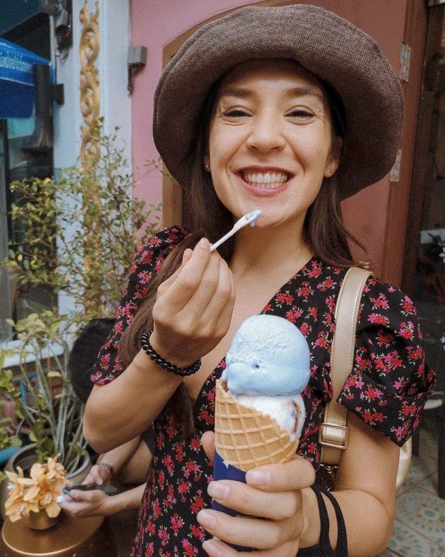 Thai vegan influencer