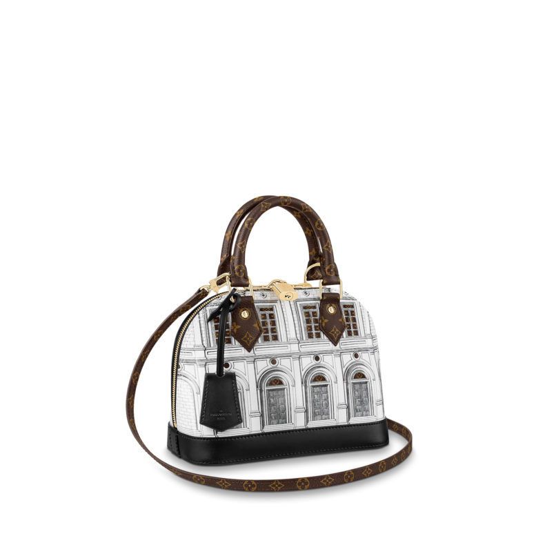 Louis Vuitton x Fornasetti Architettura OnTheGo MM - White Totes, Handbags  - LOU754239