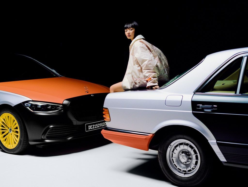 Heron Preston x Mercedes-Benz: a clothing collection made out of airbags