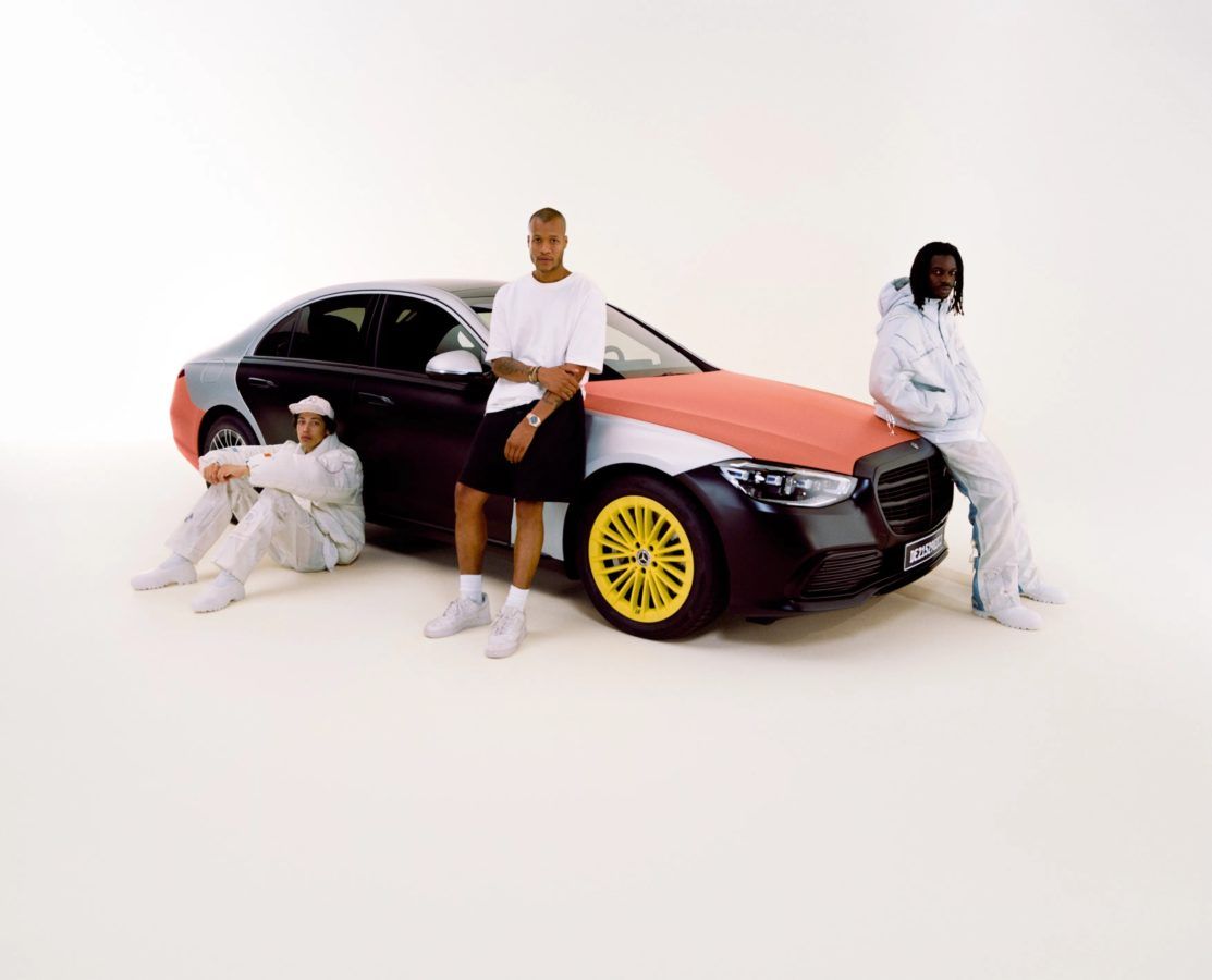 Heron Preston x Mercedes-Benz: a clothing collection made out of airbags