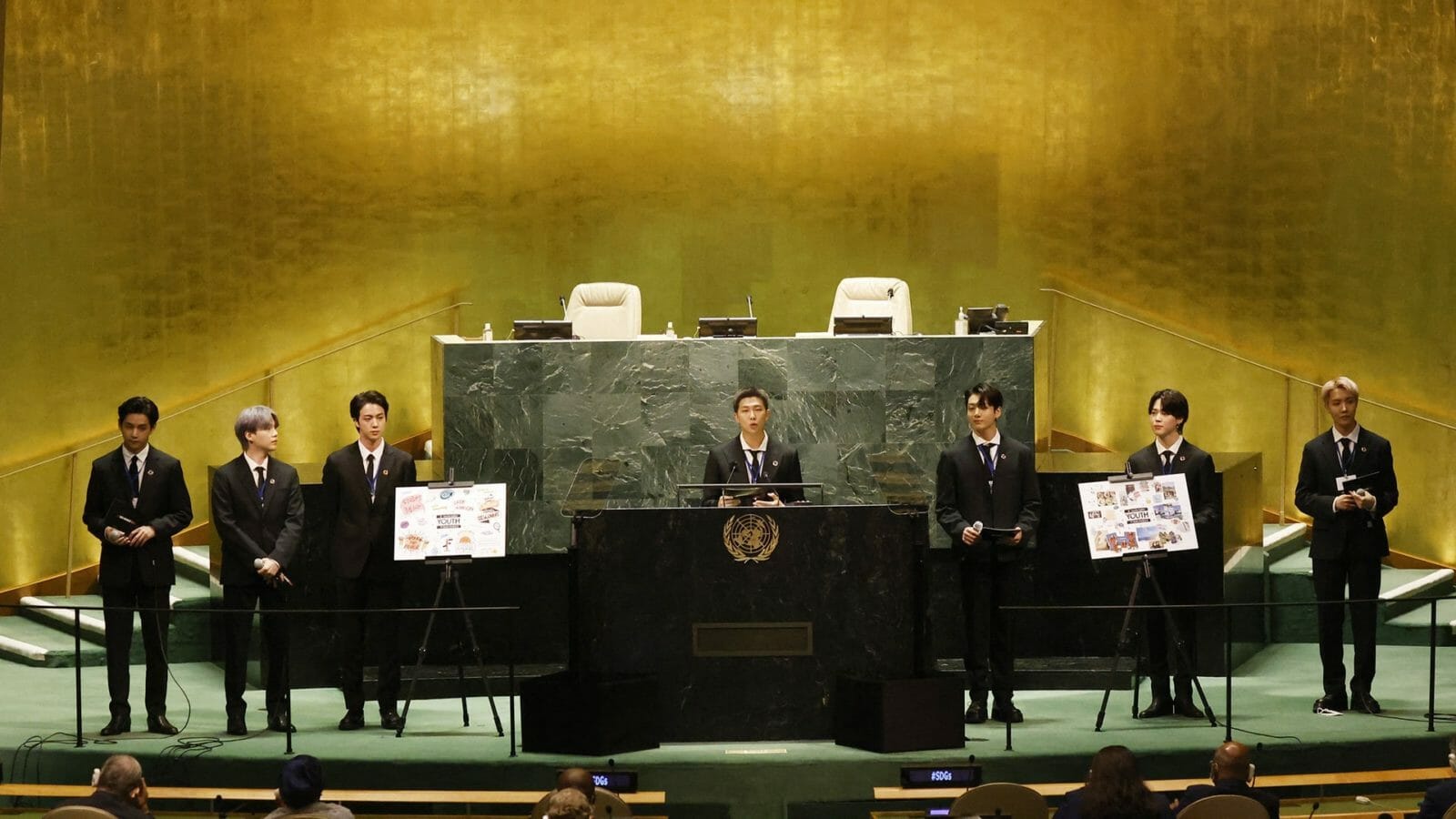 BTS rocks the U.N. with words of encouragement