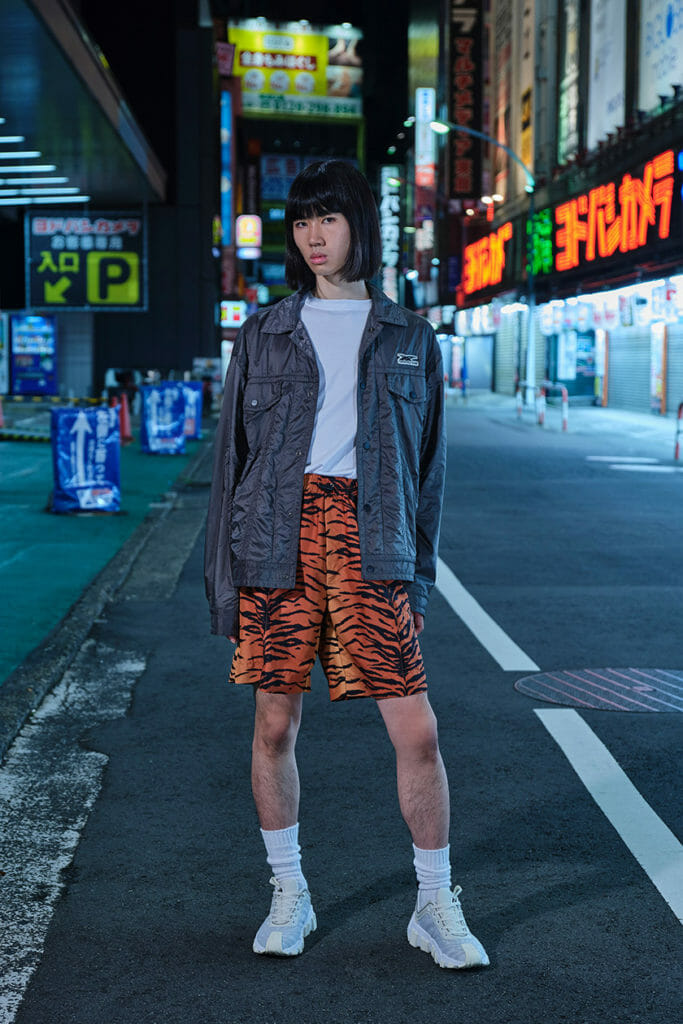 Image of models in Onitsuka Tiger outfits for Onitsuka Tiger Spring/Summer 2022 collection article