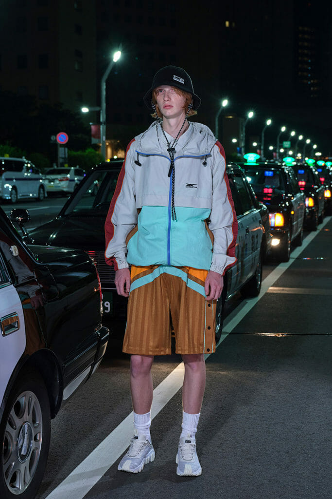 Image of models in Onitsuka Tiger outfits for Onitsuka Tiger Spring/Summer 2022 collection article