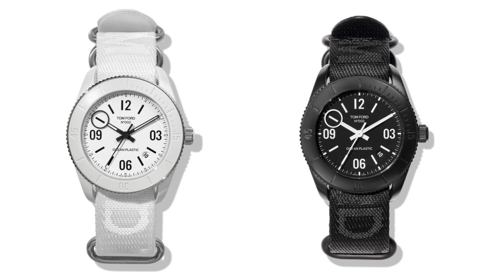 Tom Ford unveils the automatic Ocean Plastic Sport Watch made from recycled materials