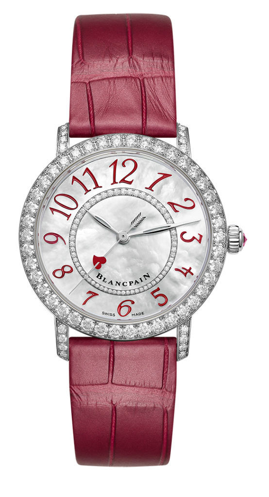 Blancpain’s Valentine's day Ladybird sweeps a fiery heart across its dial