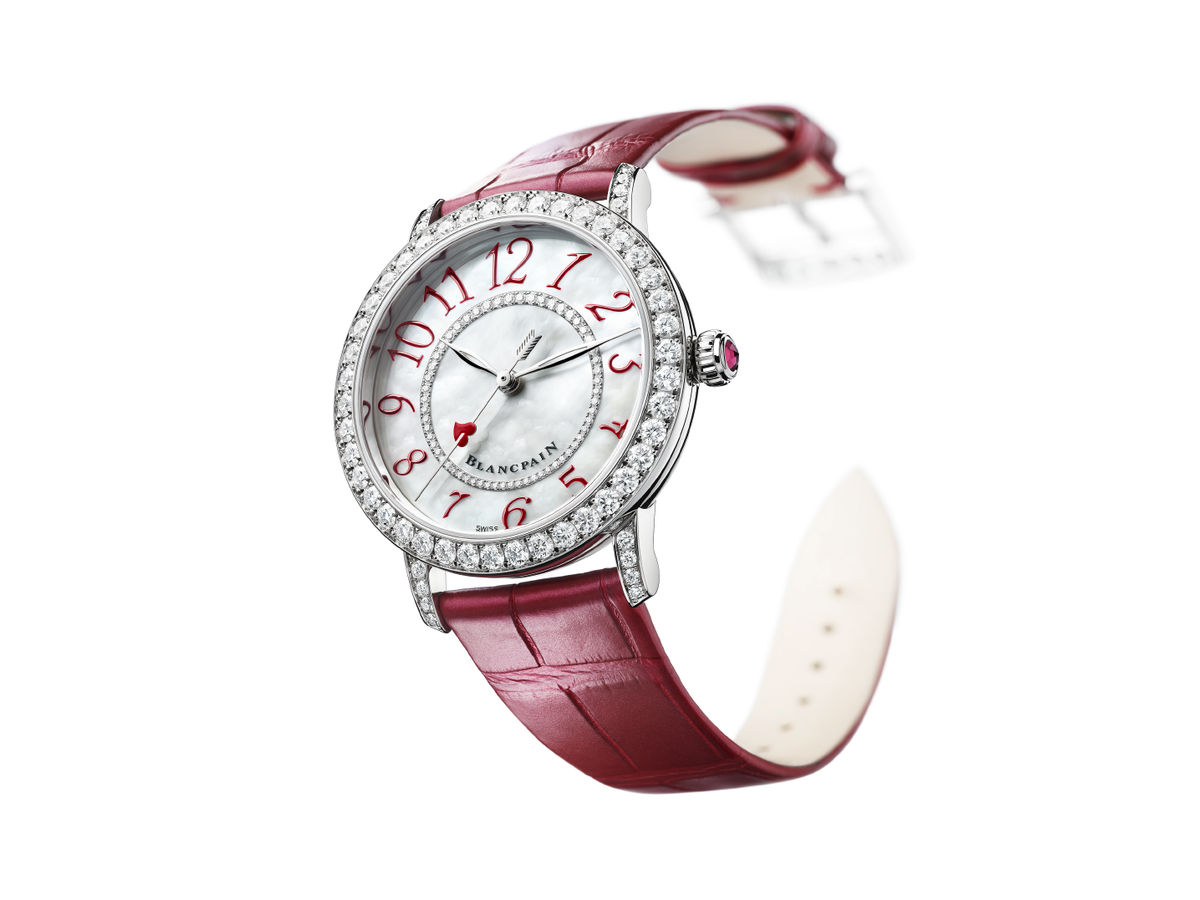 Blancpain s Valentine s day Ladybird sweeps a fiery heart across its