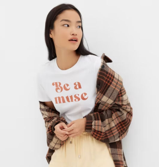 Pomelo Sustainable Be A Muse Tee