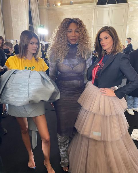 Paul Pogba and Zulay Pogba attending the Off-White Womenswear Fall