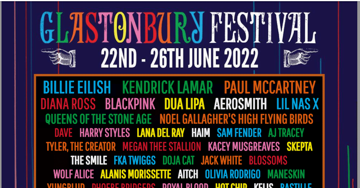 Glastonbury Festival 2024 Tickets Lari Sharia