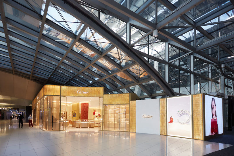 Come fly with Cartier's stunning new boutique at Suvarnabhumi Airport