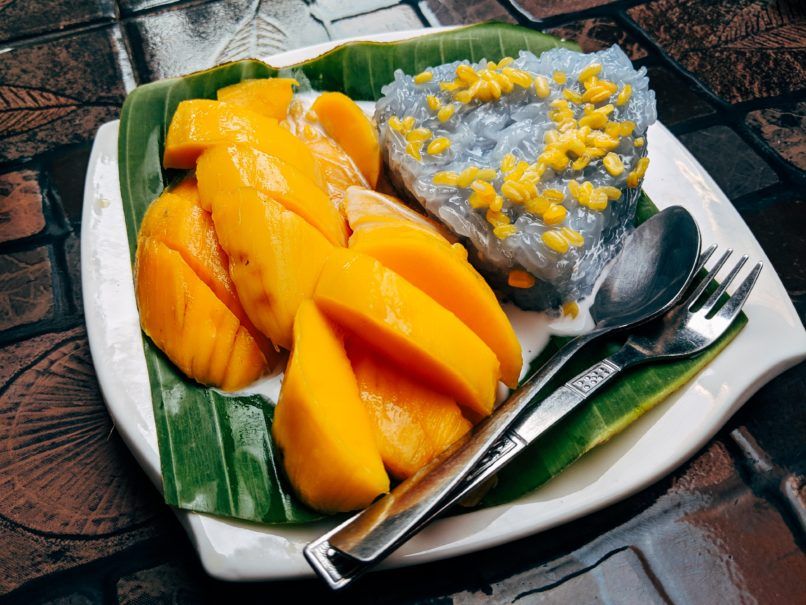 mango sticky rice history