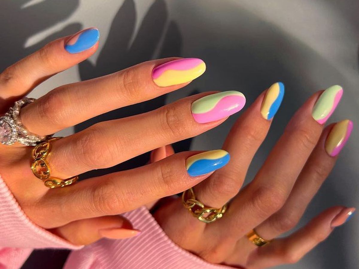 10. Colorful Line Nail Art Ideas - wide 7