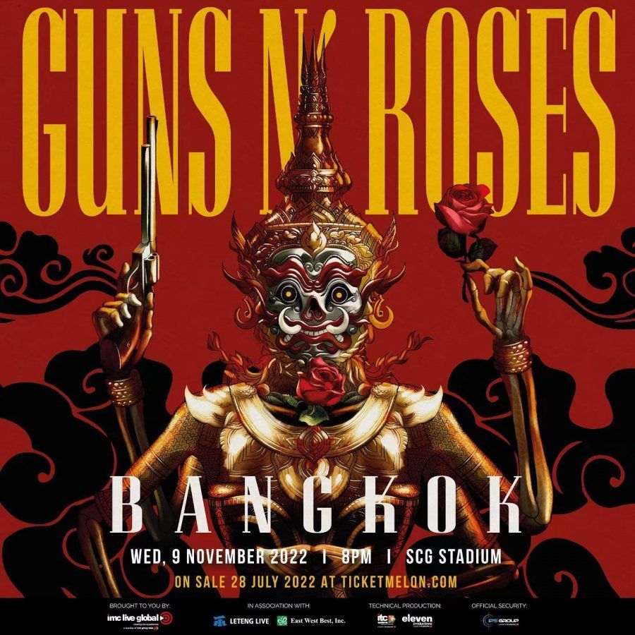 Guns N’ Roses is coming to Bangkok this November 2022