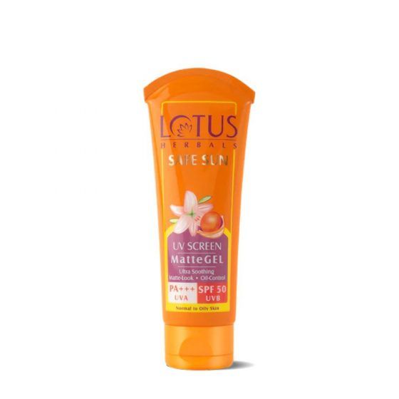 Lotus Herbals Safe Sun Invisible Matte Gel Sunscreen SPF 50