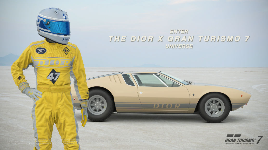 Digitally drift in style with the Dior x Gran Turismo 7 collab