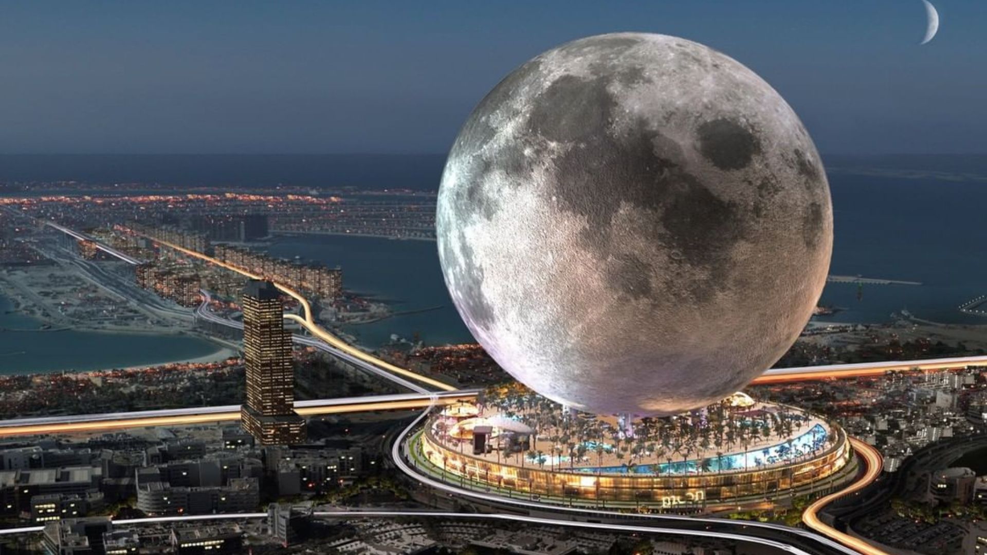 They're deadass building a moon in Dubai -- and you can stay in it