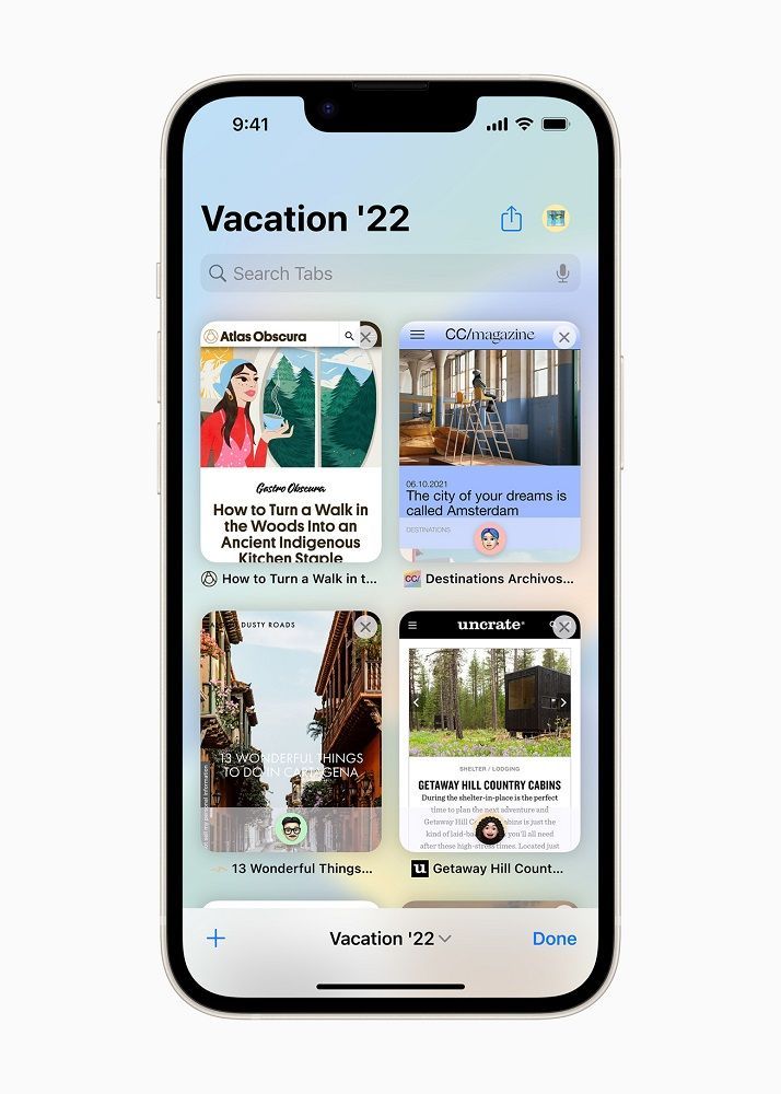 Safari Tab Group