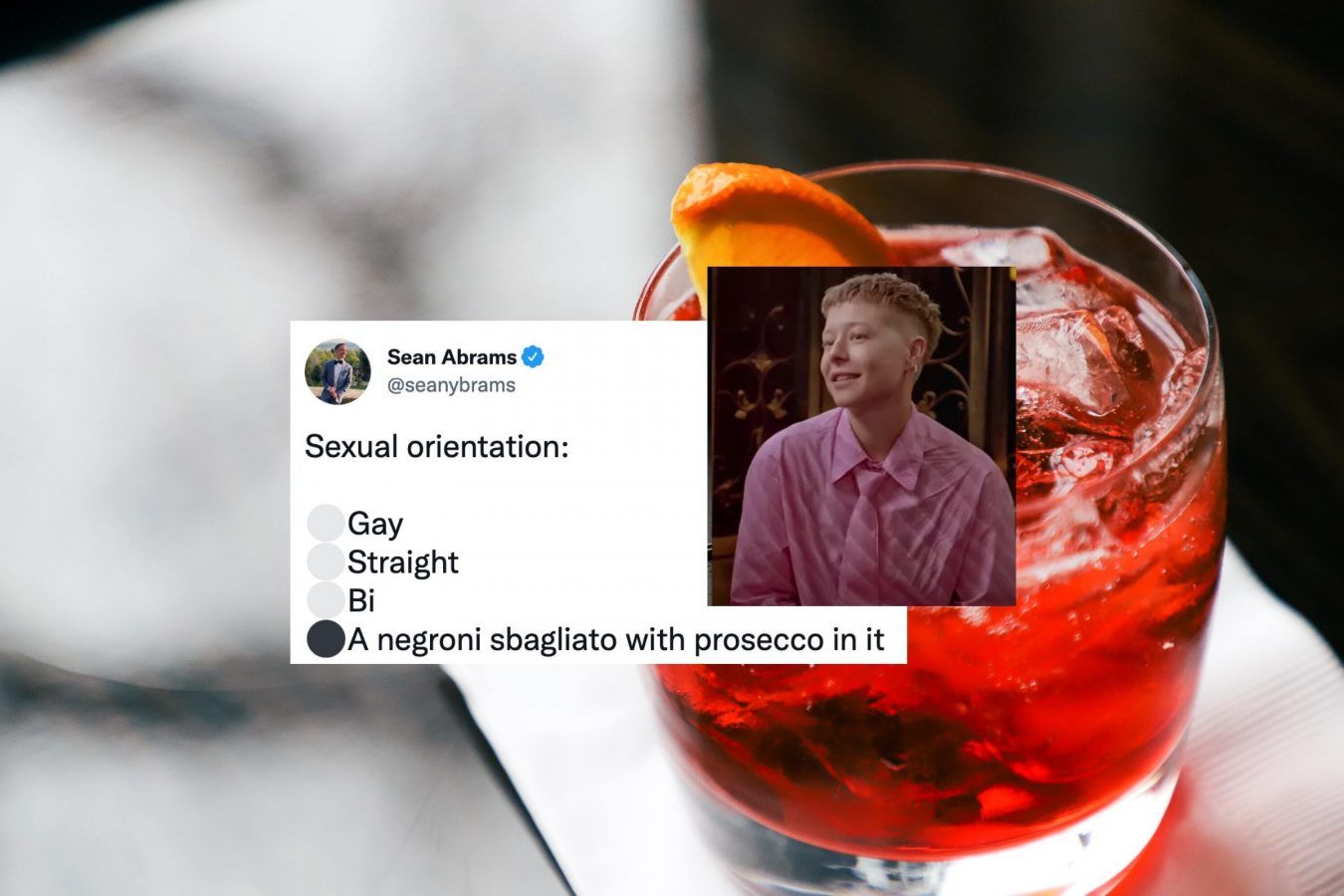 The “Negroni Sbagliato with Prosecco in it” has set the Internet aflame