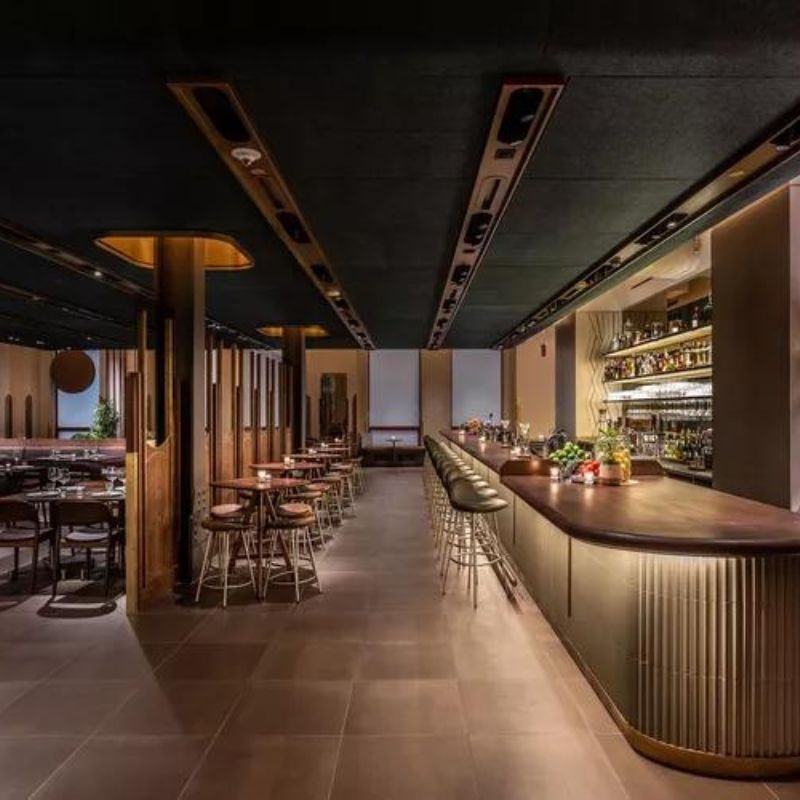 The new Starbucks Reserve store experience spans three floors at the Empire State Building in NYC
