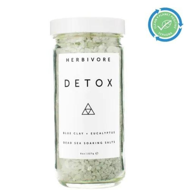 HERBIVORE BOTANICALS Detox - Blue Clay + Eucalyptus Dead Sea Soaking Salts