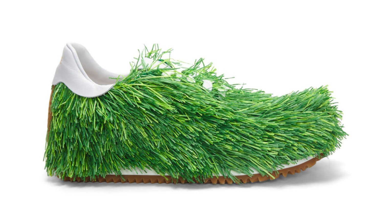 A closer look at Loewe's viral grass sneakers