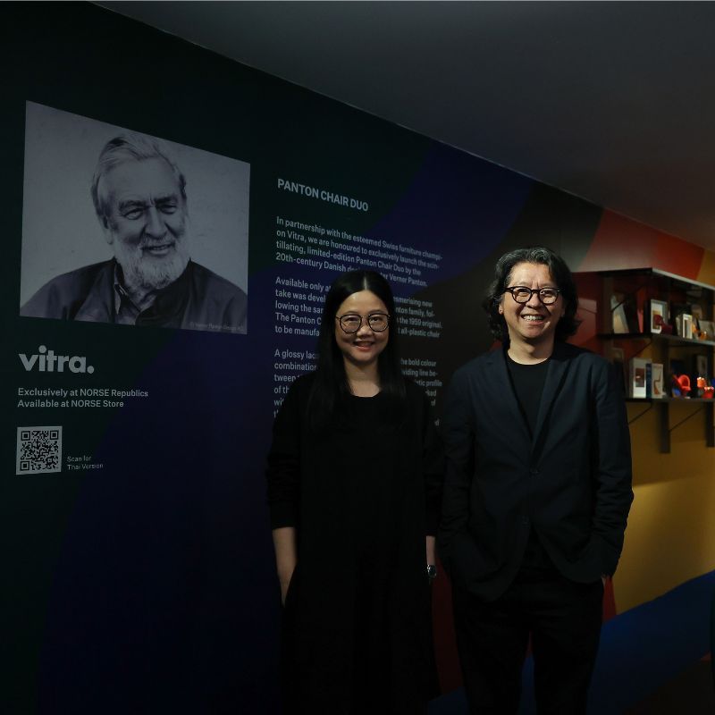 Founders of Brownhouses Co. on colours and the Panton Chair Duo