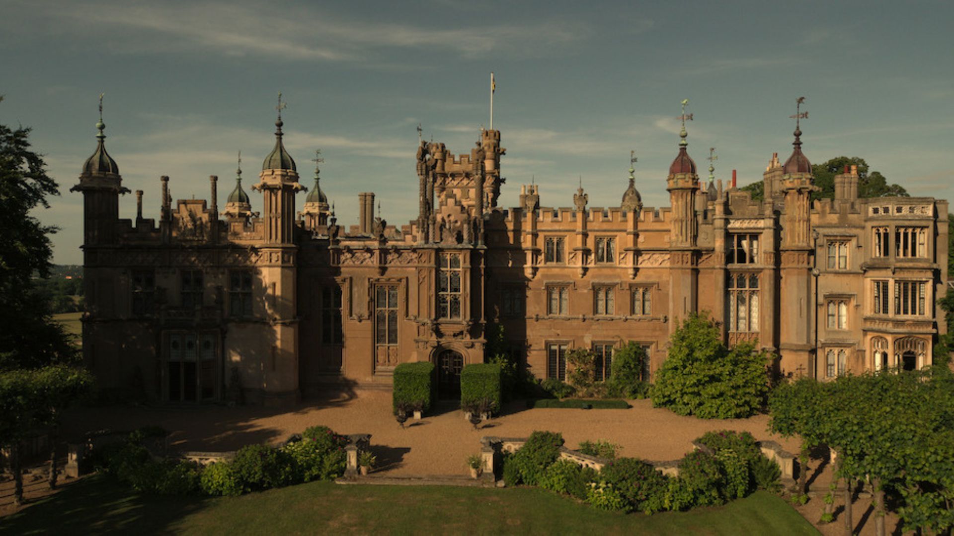 Shot of Knebworth House