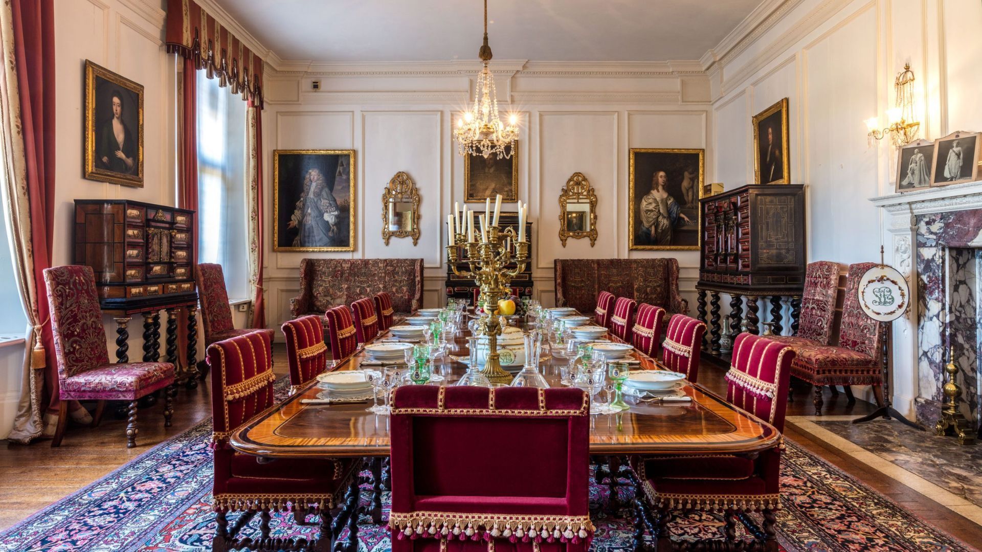 Interiors of the Knebworth House