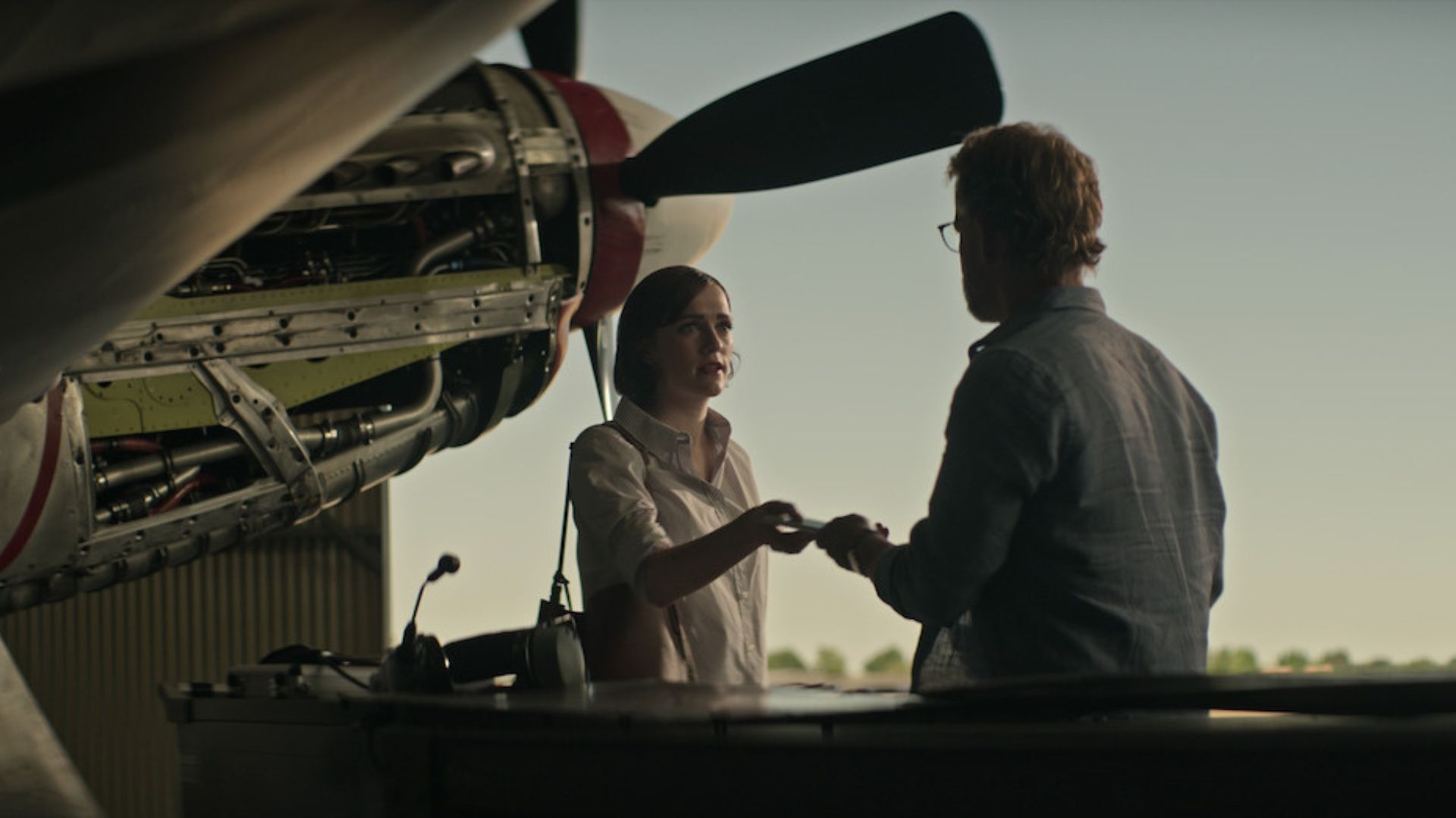Kate and her father at one of the many You season 4 filming locations