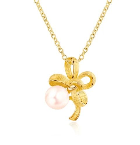 Prima Gold Pendant With Pearl