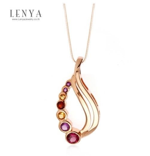 Lenya Jewelry Pendant With Yellow Sapphire