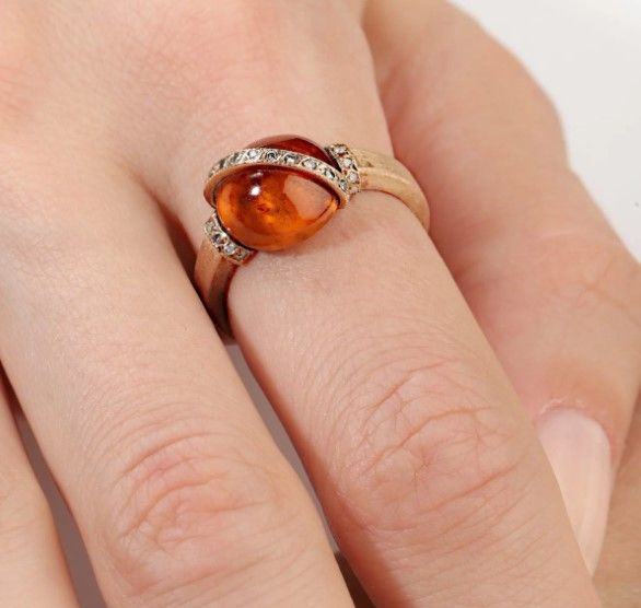 Nima Jewelry World Hessonite Ring