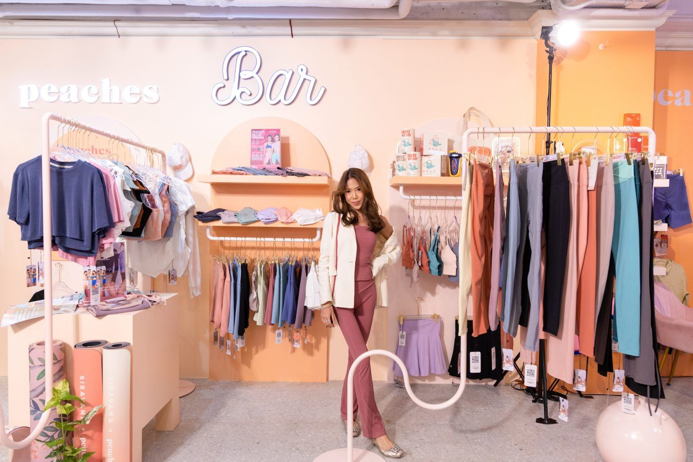 Peaches Active opens its first official store at Siam Center