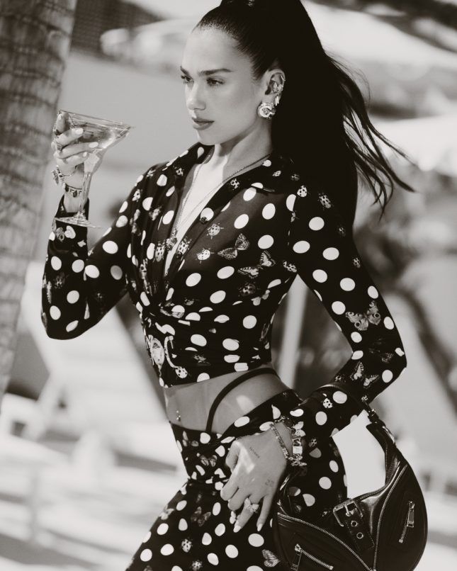 The Dua Lipa x Versace collaboration is here