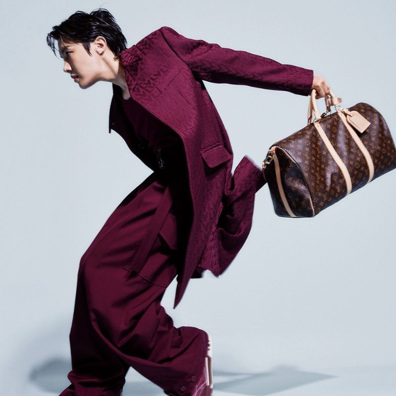 J-Hope dances his way through his first Louis Vuitton campaign