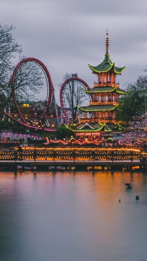 Tivoli Gardens in Copenhagen