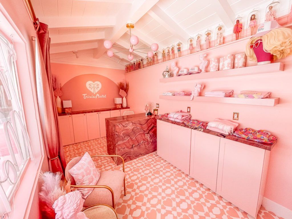 barbie hotels barbiecore