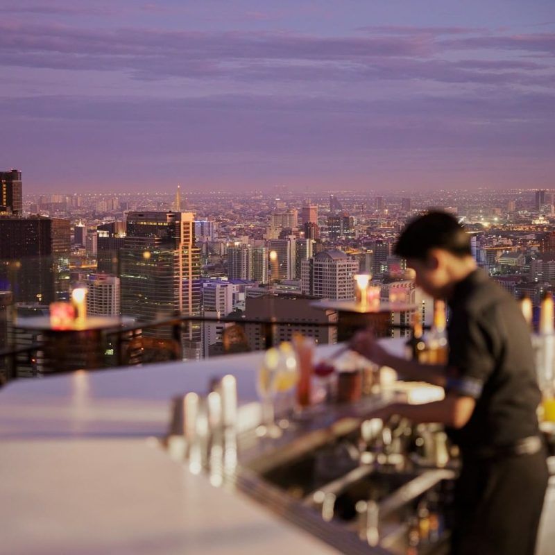 22 Best Rooftop Bars In Bangkok To Soak Up That High Life