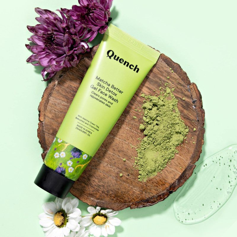 Quench Matcha Better Skin Detox Gel Face Wash 