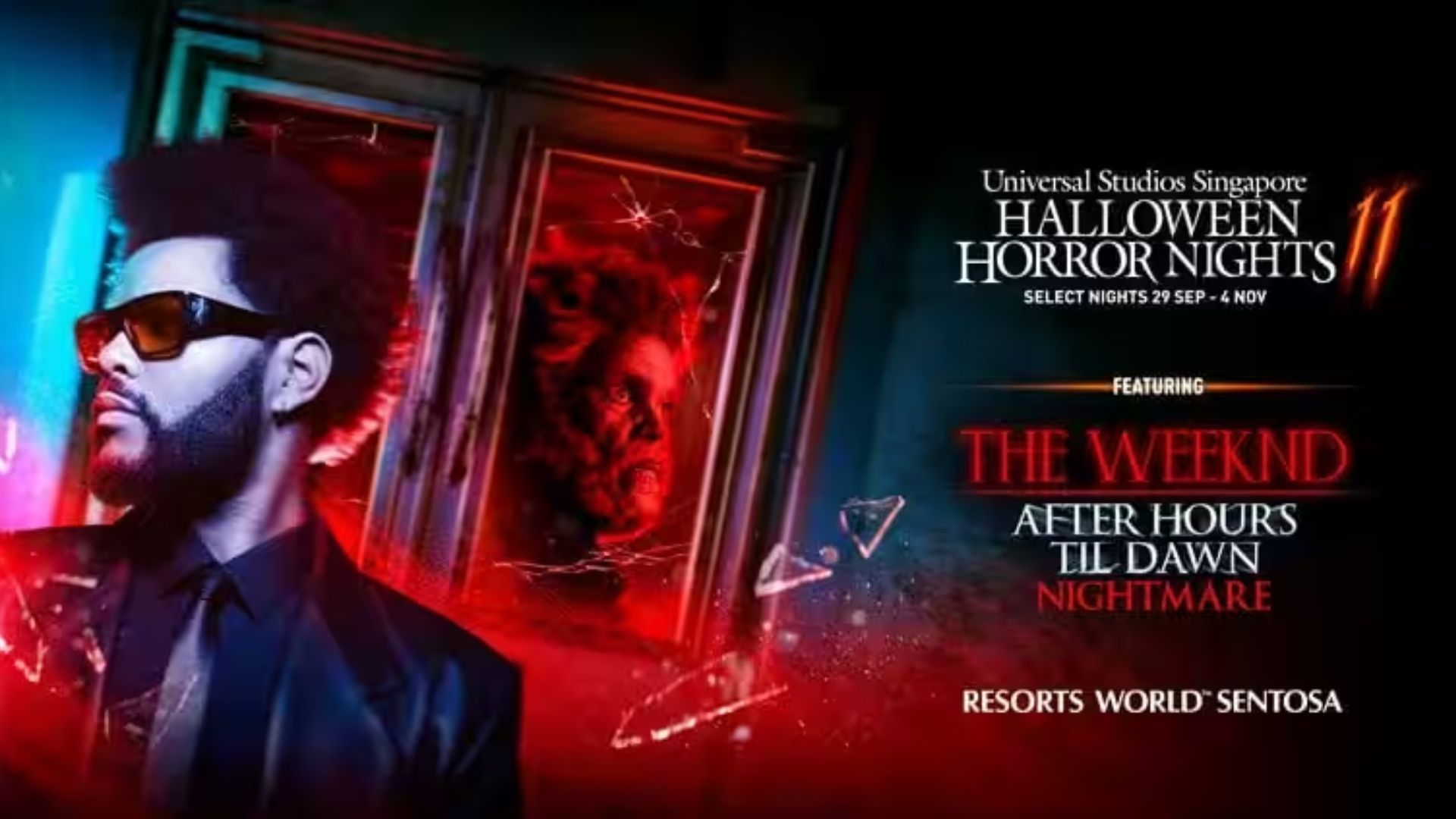 The Weeknd Universal Studios Singapore