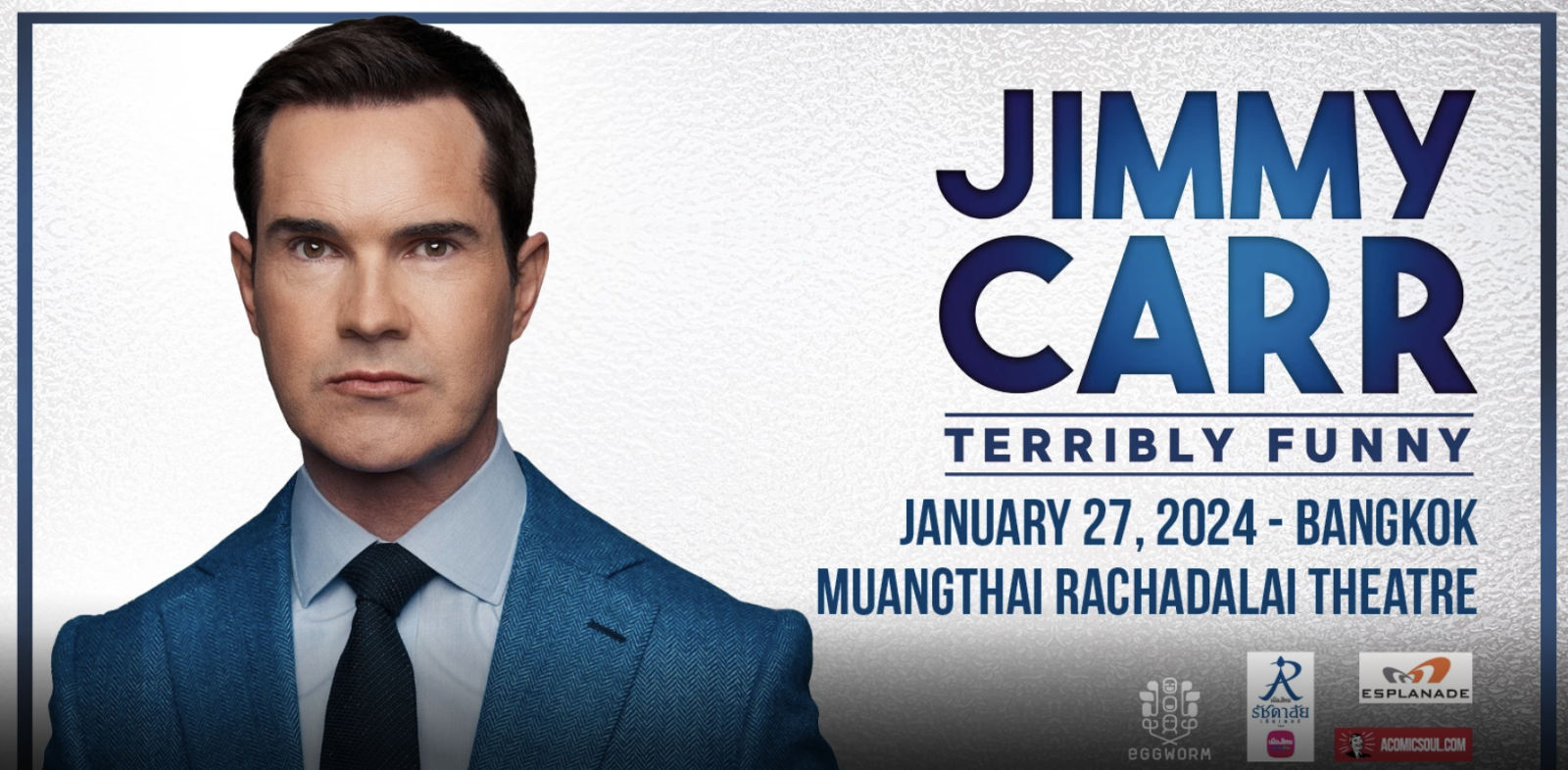 Jimmy Carr is coming back to Bangkok in 2024