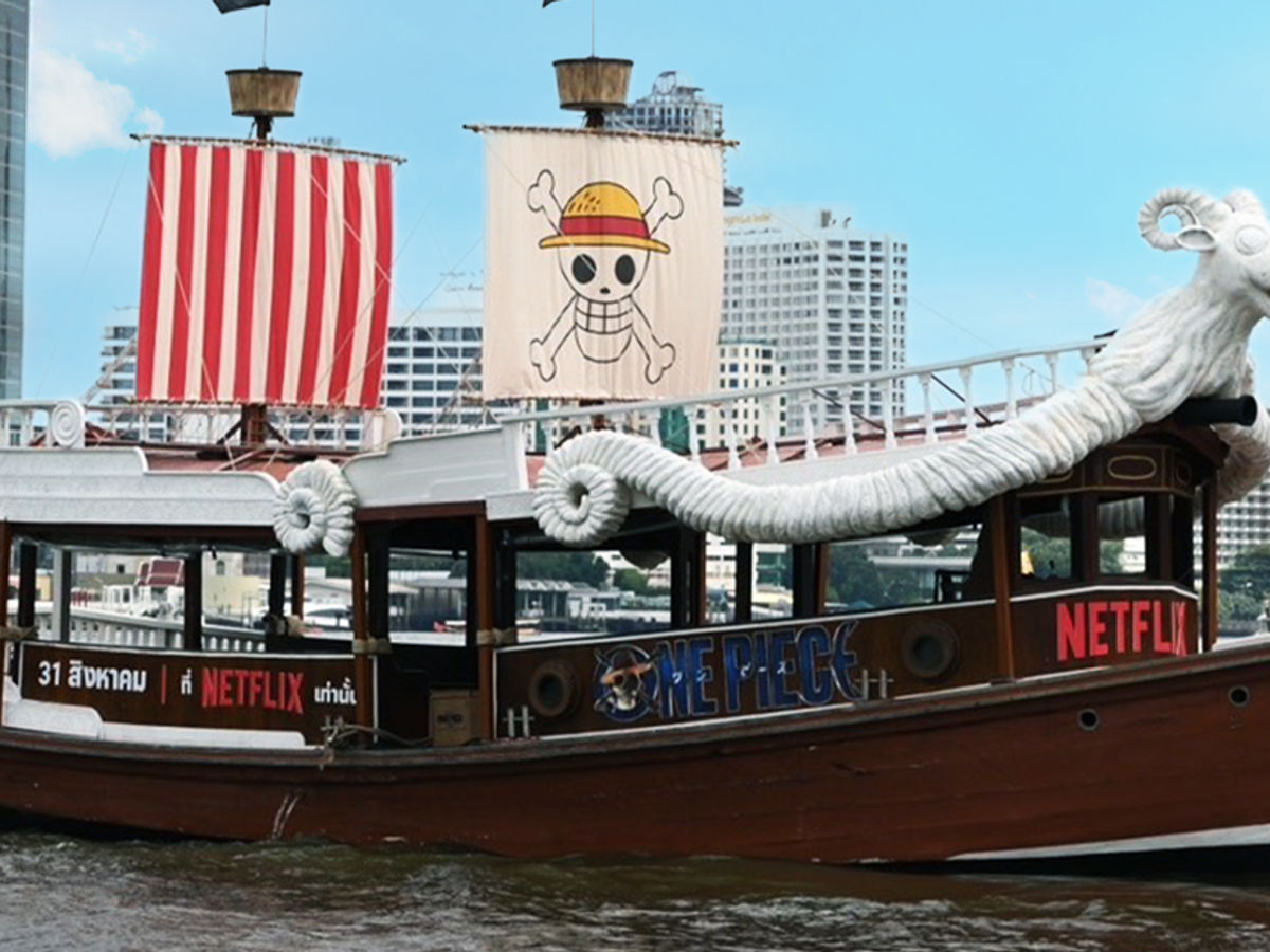 One Piece's 'Going Merry' cruises Chao Phraya this weekend