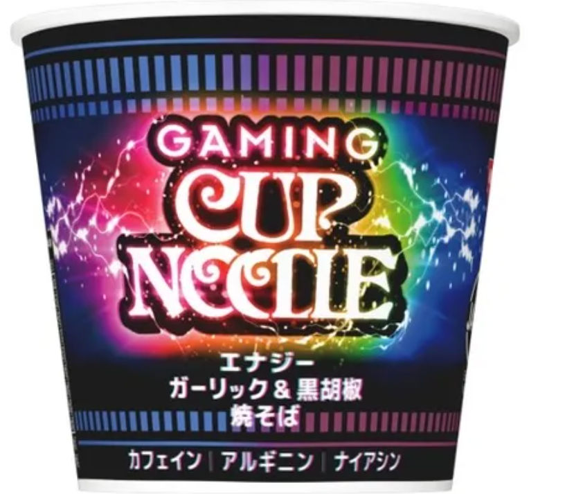 Nissin has released caffeinated gaming Cup Noodles