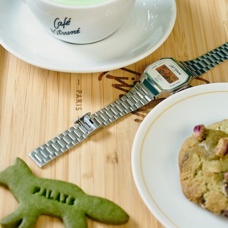 Café Kitsuné collaborates with Casio for a vintage wristwatch