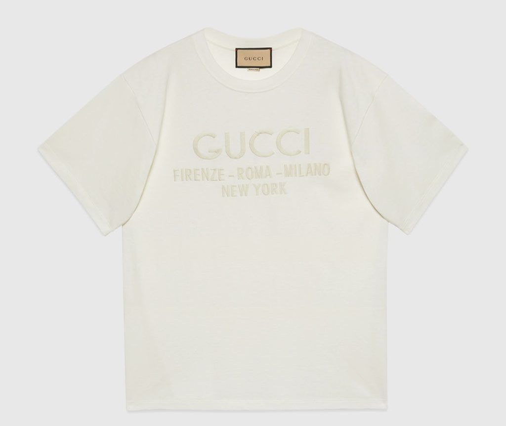 Plain white tee
